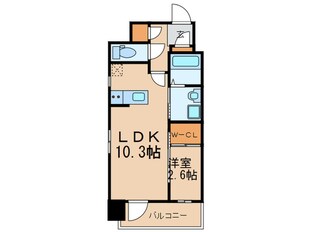 ネストピア博多駅前Ⅲ(504)の物件間取画像